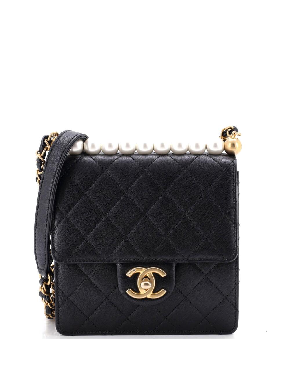 Chanel Chic Pearls Flap Bag Quilted #277134C29B